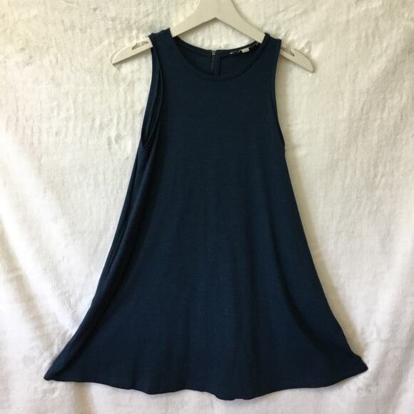 Loft Navy Sleeveless Dress - Picture 1 of 10